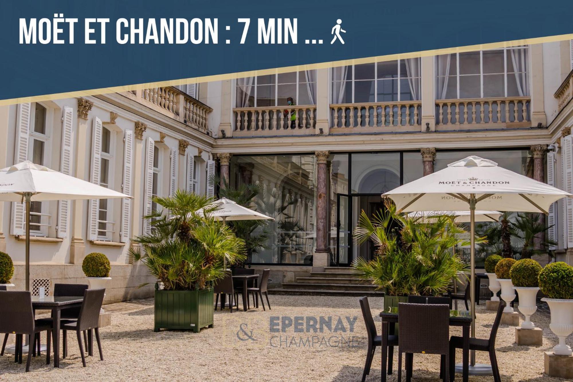 Studio 86 - Climatisation & Proche Centre-Ville- 2 Personnes - Bnb Épernay Eksteriør billede